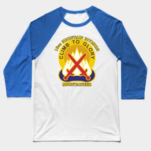 10th Mountain Division Baseball T-Shirt